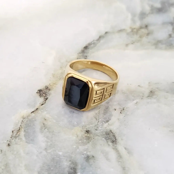 Anillo cristal shops negro