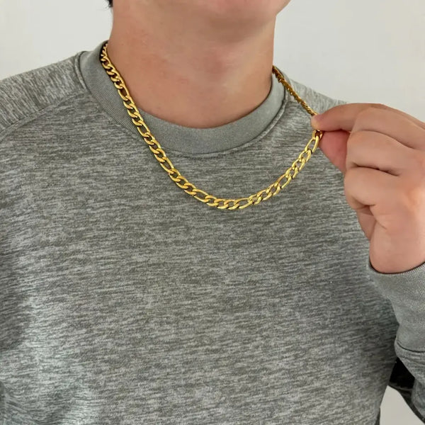 Cadena De Caballero De Tejido Cartier De 60cm-6mm De Grosor + Envío Gratis