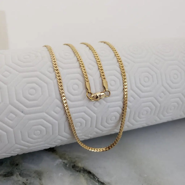 Cadena De Caballero De Tejido Serpiente De 60cm-3mm De Grosor + Envío Gratis