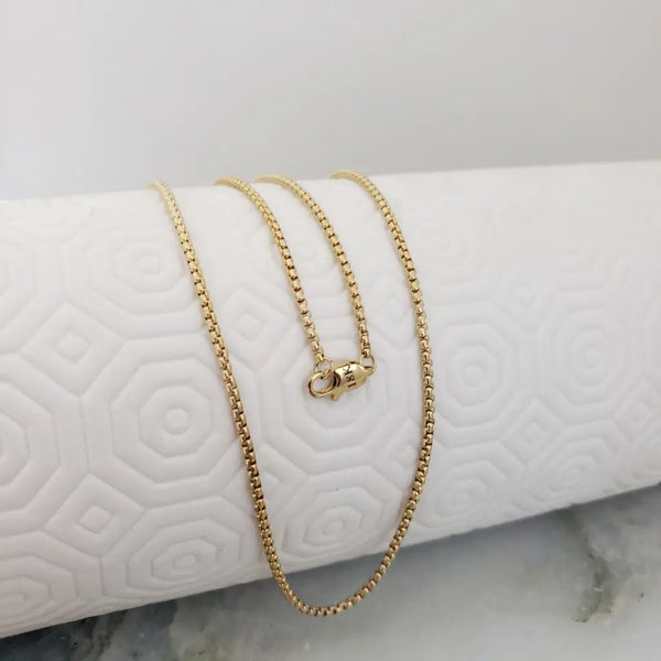 Cadena De Caballero De Tejido Veneciano De 60cm-1mm De Grosor + Envío Gratis