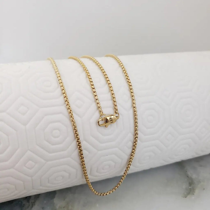Cadena De Caballero De Tejido Veneciano De 60cm-1mm De Grosor + Envío Gratis