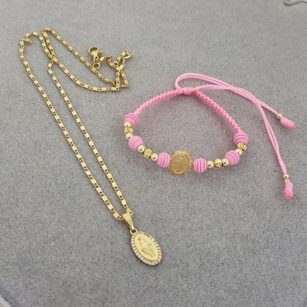 Conjunto De La Virgen Milagrosa Para Niños