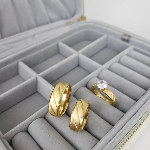 Anillos de Matrimonio Oro Laminado 18k