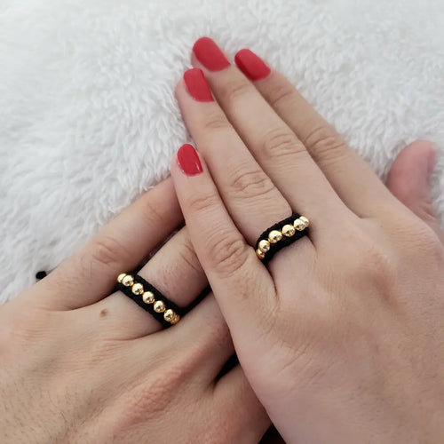 Anillos Tejidos Oro Laminado 18k