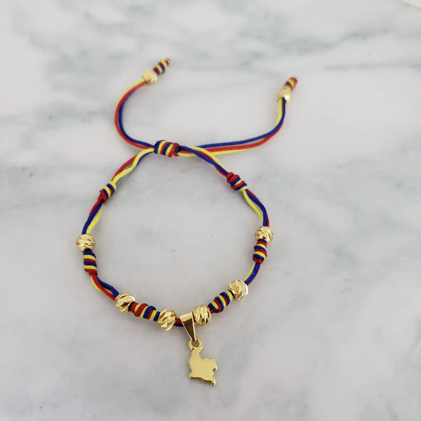 Pulsera Tricolor Con Dije Del Escudo + Envío Gratis