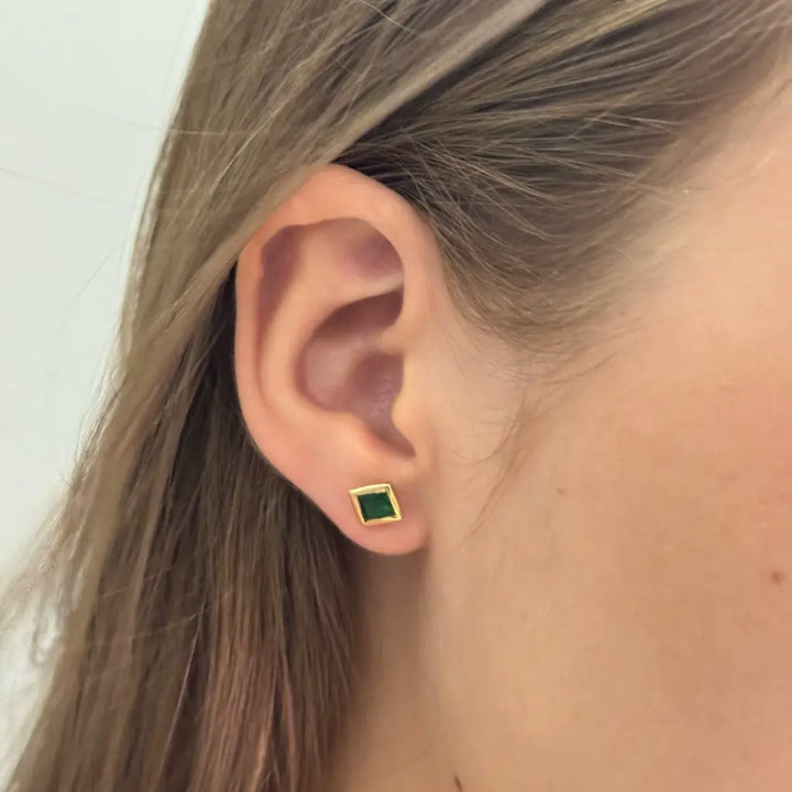 Topos De Dama De Cristales Verdes